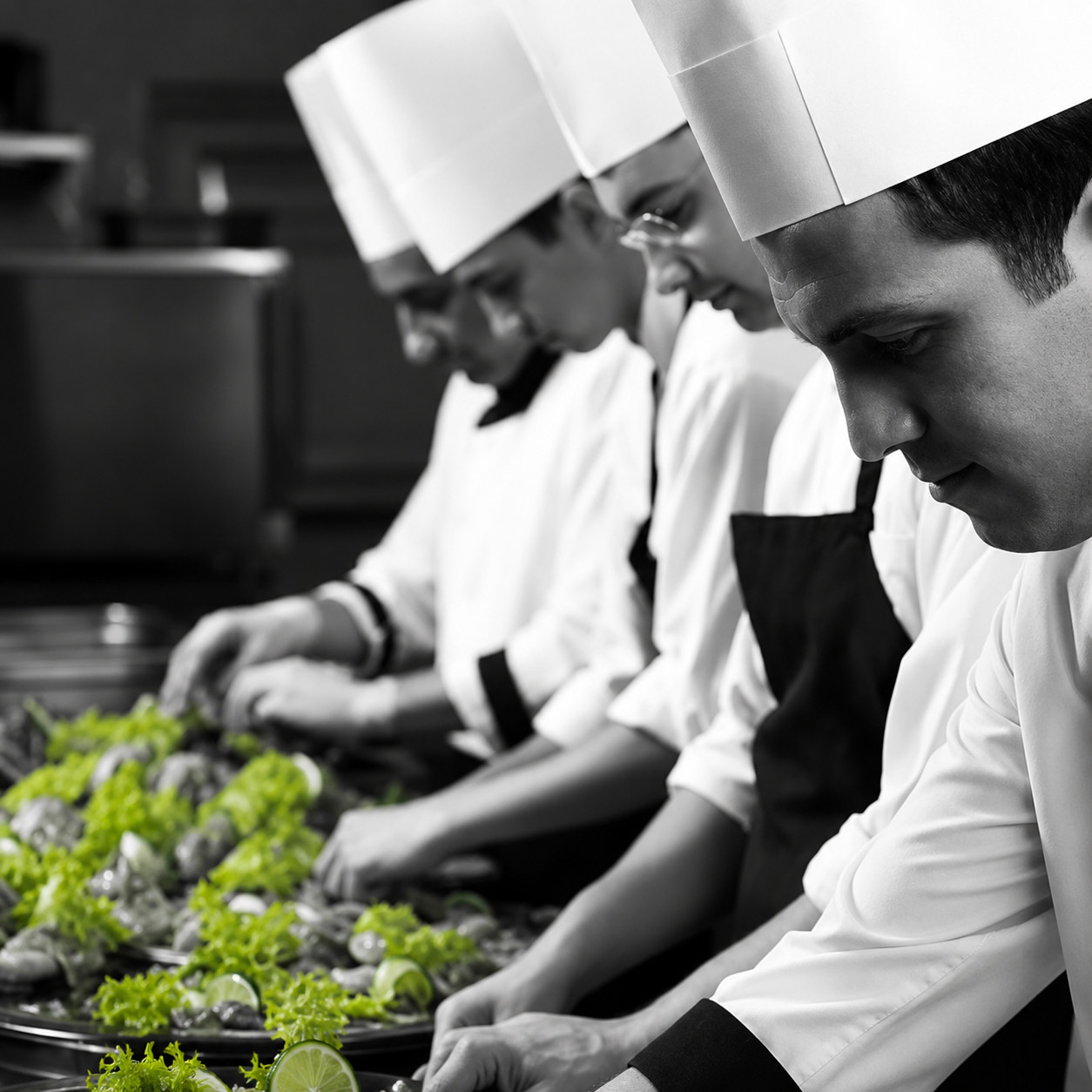 Chef professionisti di UP SERVICER durante un evento aziendale